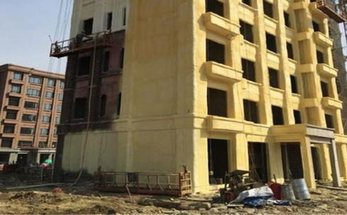 聚氨酯喷涂机外墙保温工艺(图1) 聚氨酯喷涂机外墙保温工艺